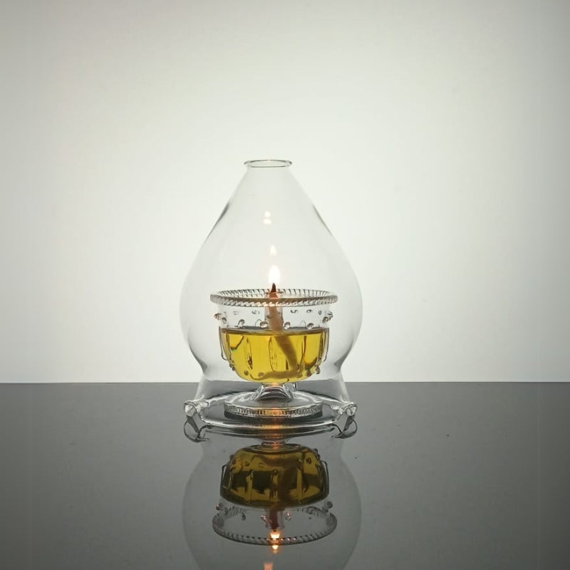 Akhand Diya with Glass Handi burn upto 8 Hrs