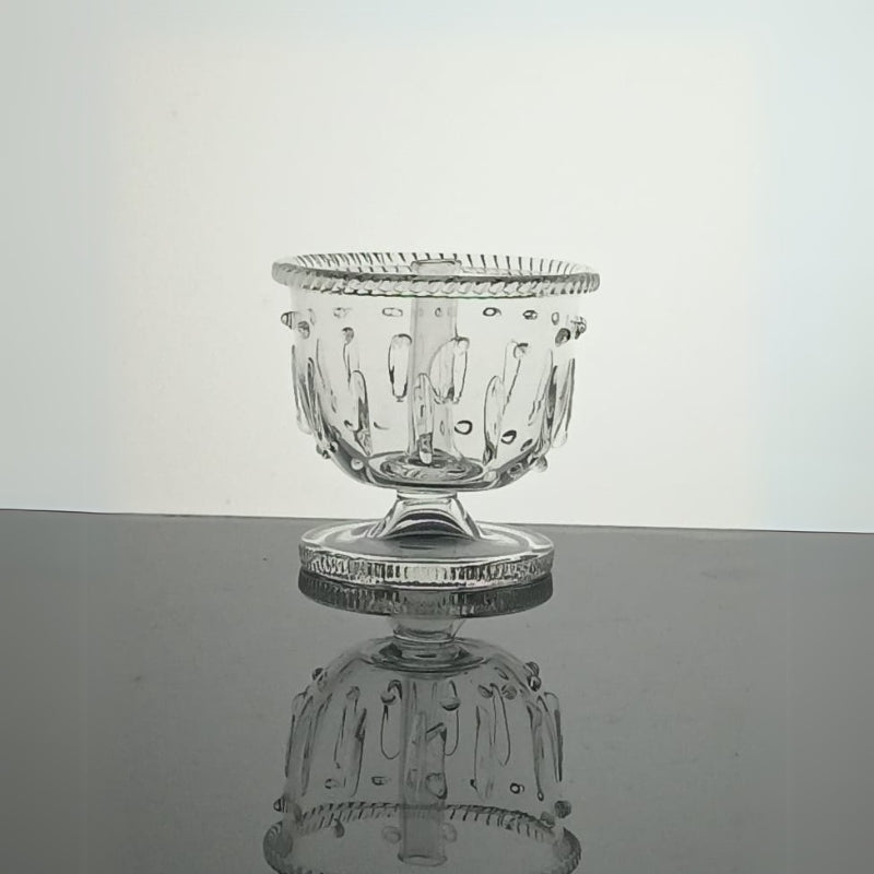 Akhand Diya with Glass Handi – Long-Lasting Oil Lamp (Burns Up to 4 Hours)